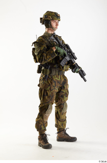 Photos Johny Jarvis Pose holding gun standing whole body 0008.jpg